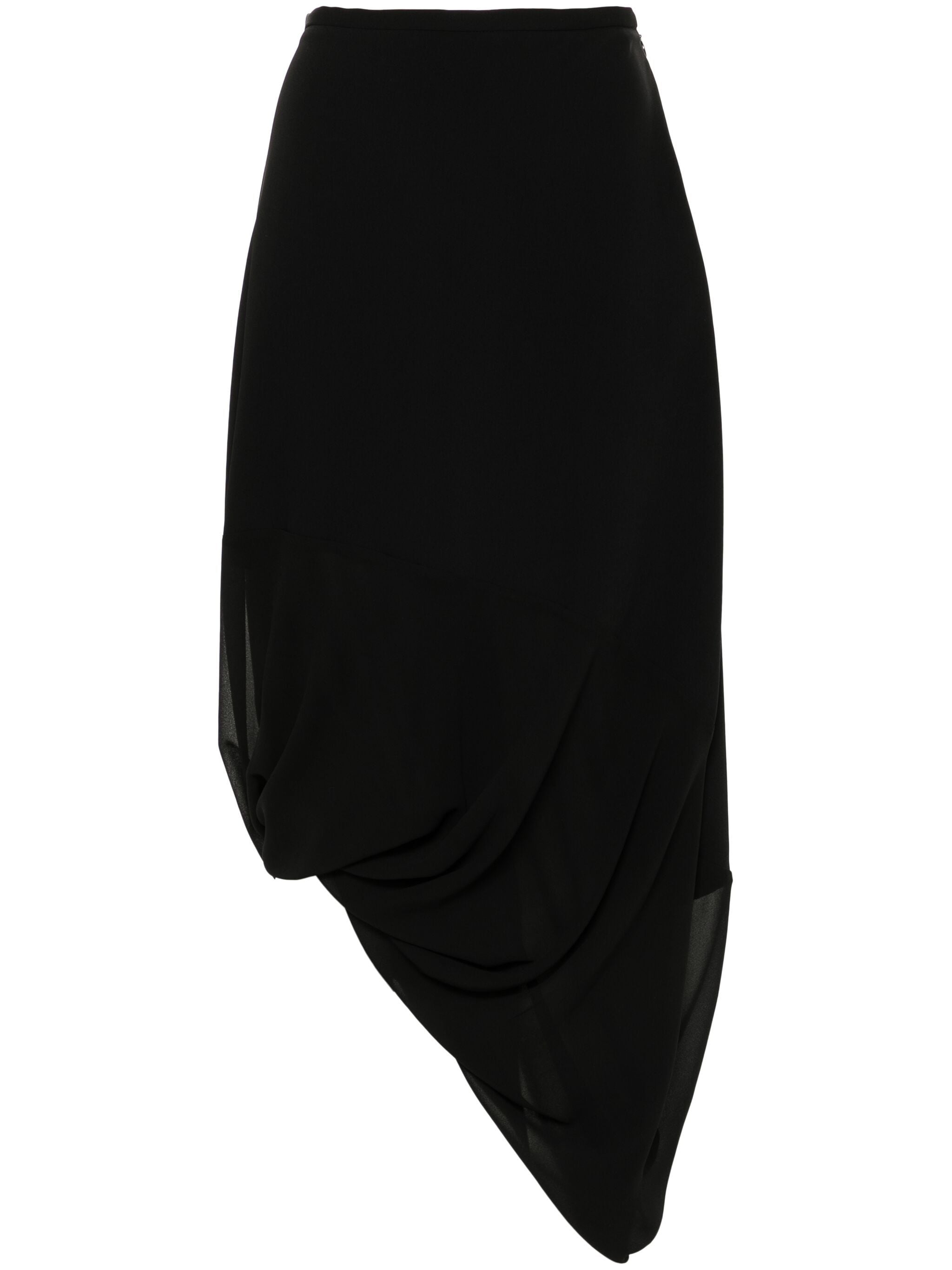 Asymmetric Draping Skirt