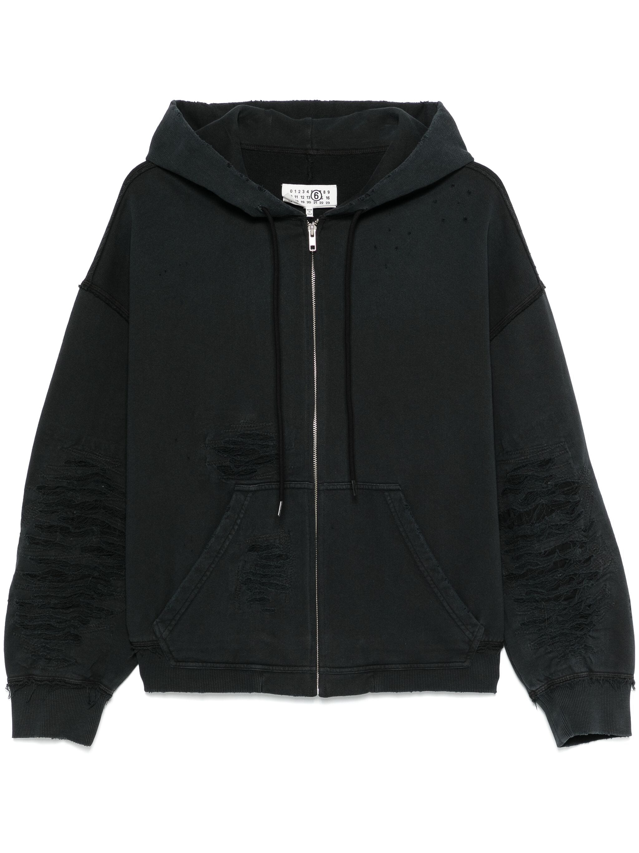 Distressed Hoodie M