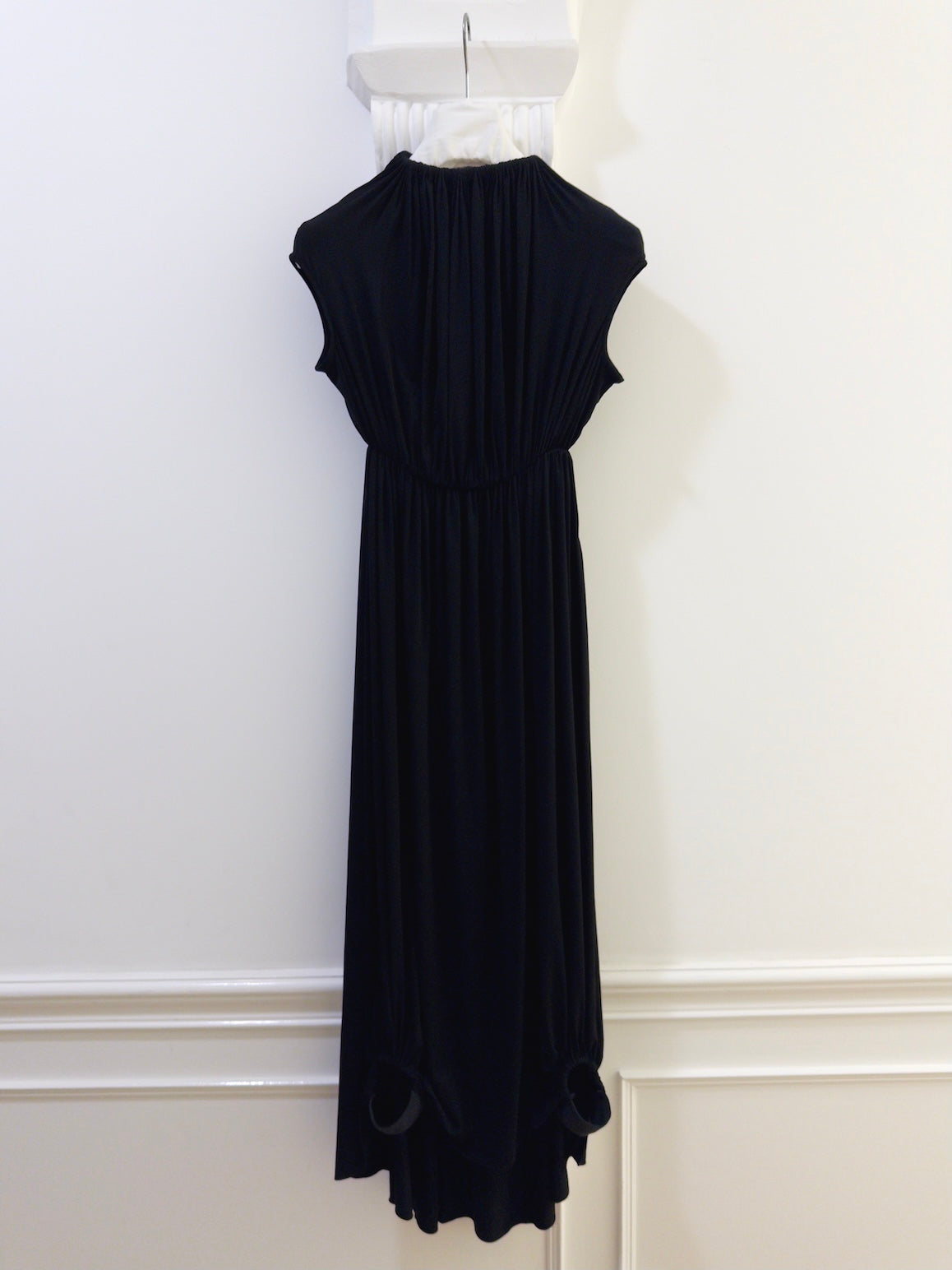 Gathered Neck Fuseau Dress