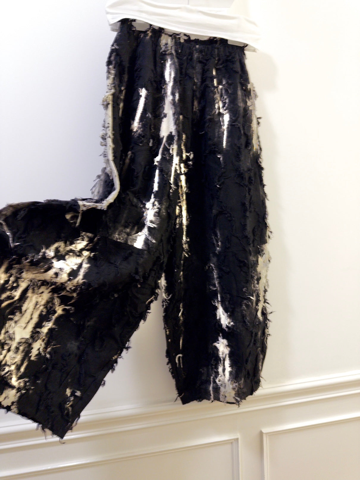 A373 Textured Trousers