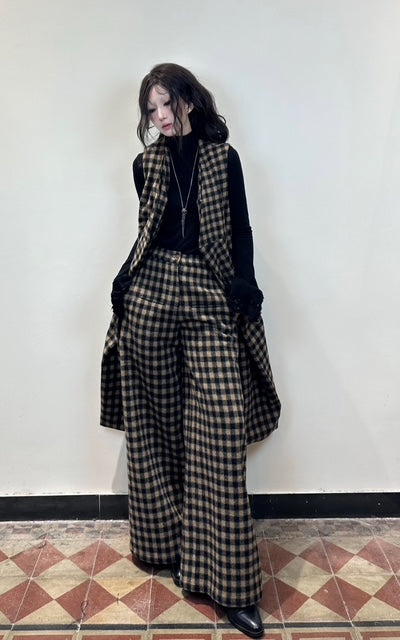 C473 Check Waistcoat