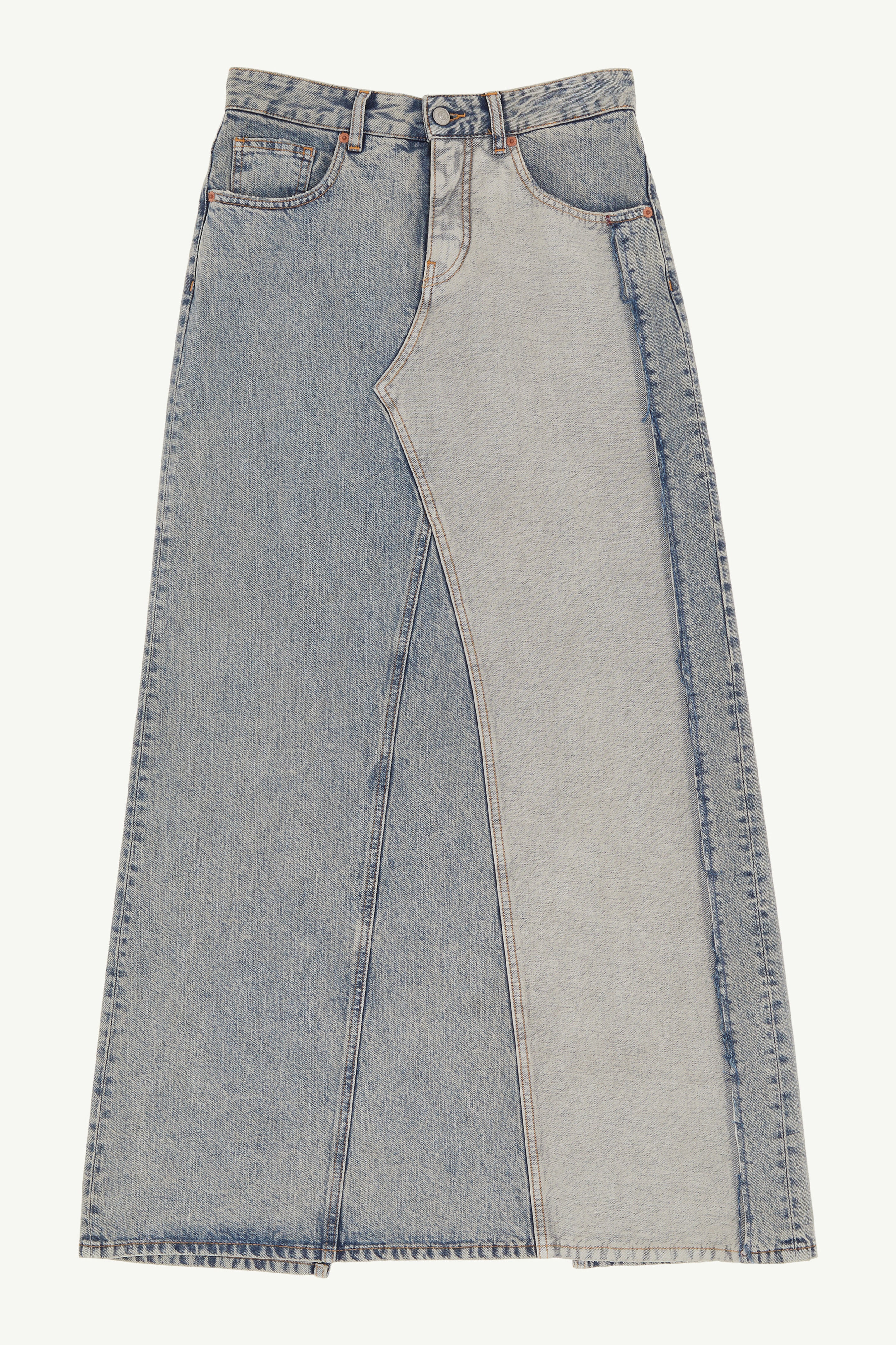 5-Pocket Denim Long Skirt