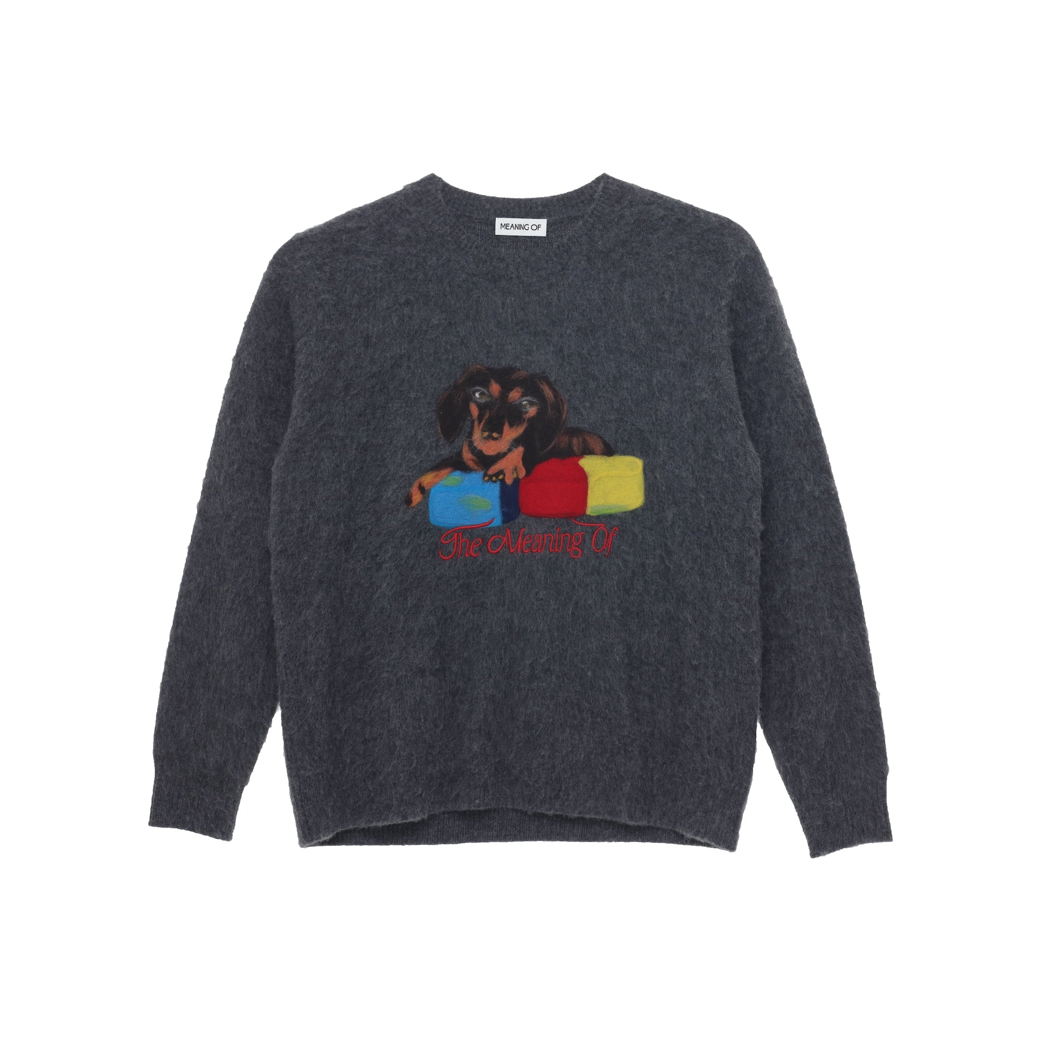 Loose Round Neck Sweater TMO25AWKN13DGY