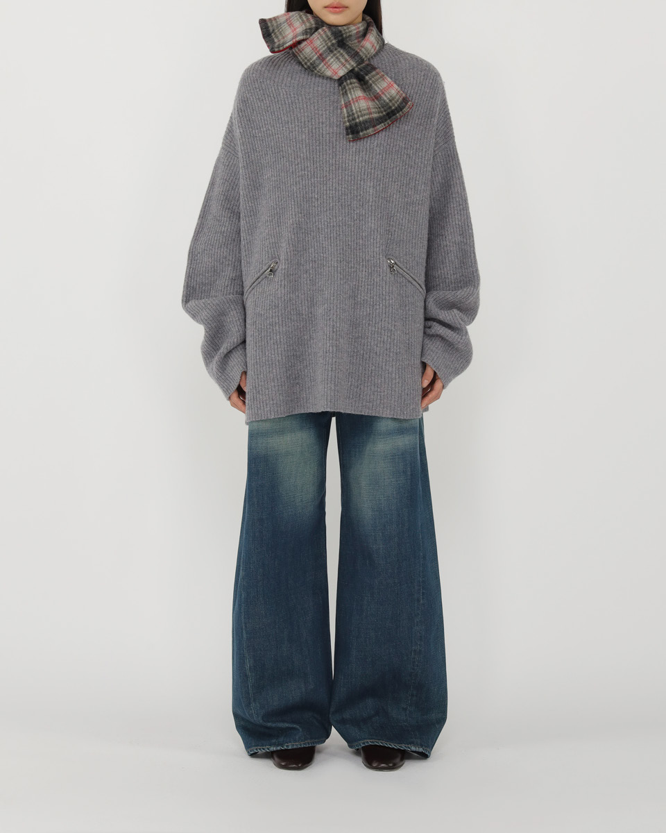 Minimalist Short Scarf TMO25AWSF02DRD